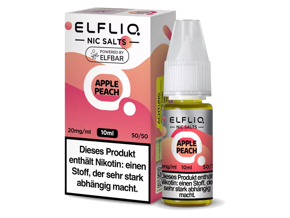 Elfliq Nikotinsalz Liquid Apple Peach 20mg/ml 10ml