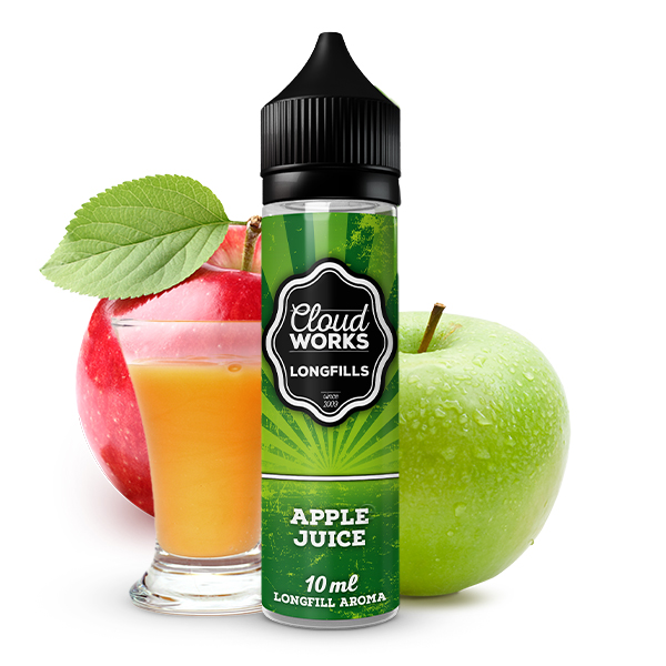 Cloudworks Aroma Apple Juice 10ml (Longfill)
