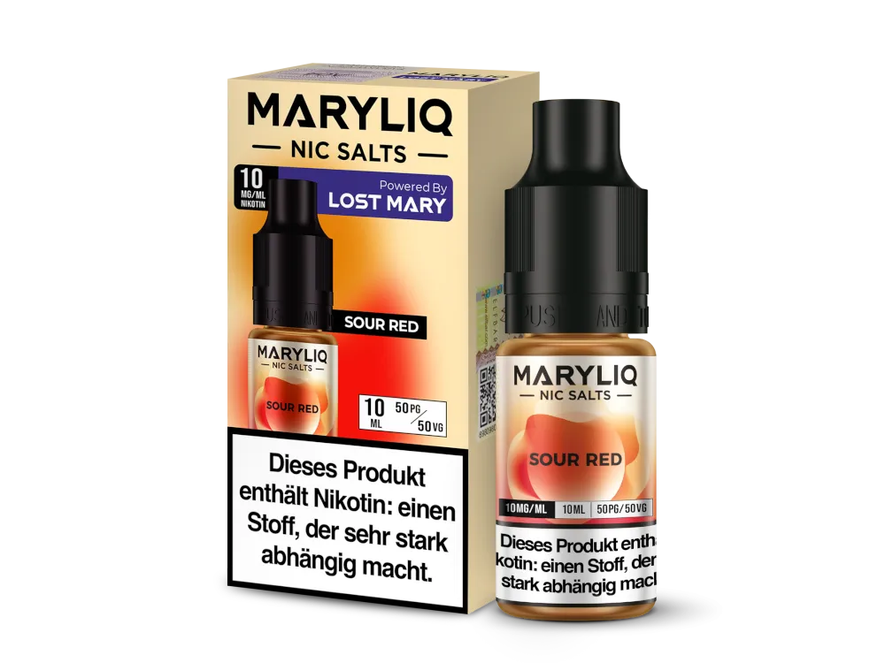 Maryliq Nikotinsalz Liquid Sour Red 10mg/ml 10ml