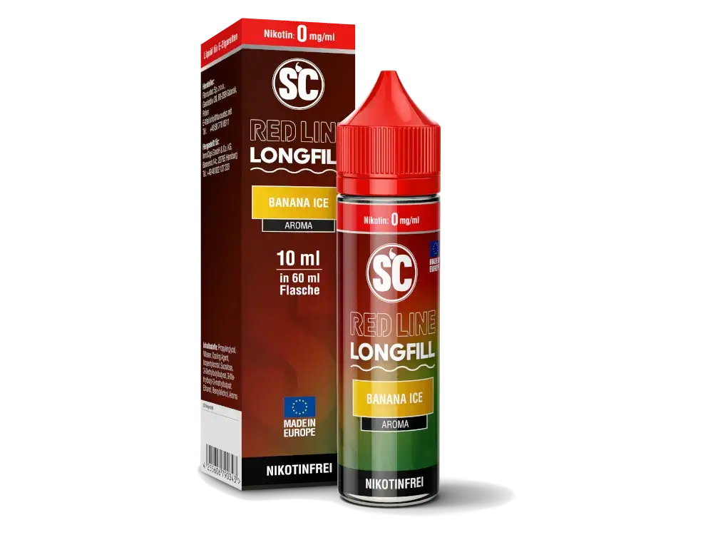 SC Aroma Red Line Banana Ice 10ml (Longfill)