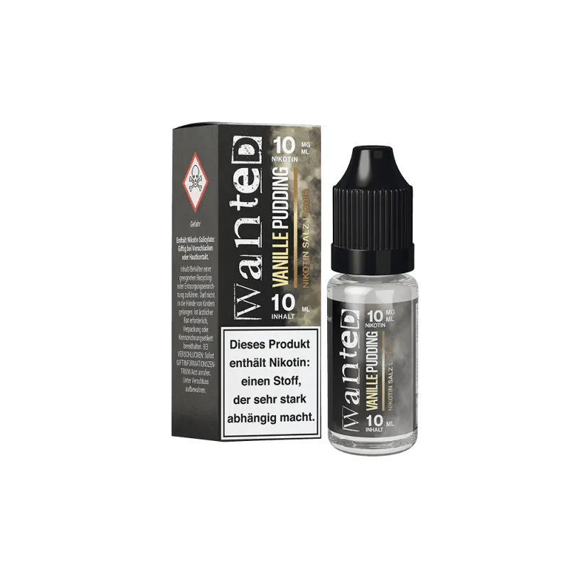 Wanted Nikotinsalz Liquid Overdosed Vanillepudding 10mg/ml 10ml