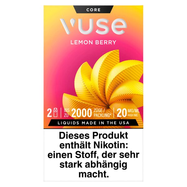 Vuse Prefilled Pod (2 Stück Pro Packung) Lemon Berry
