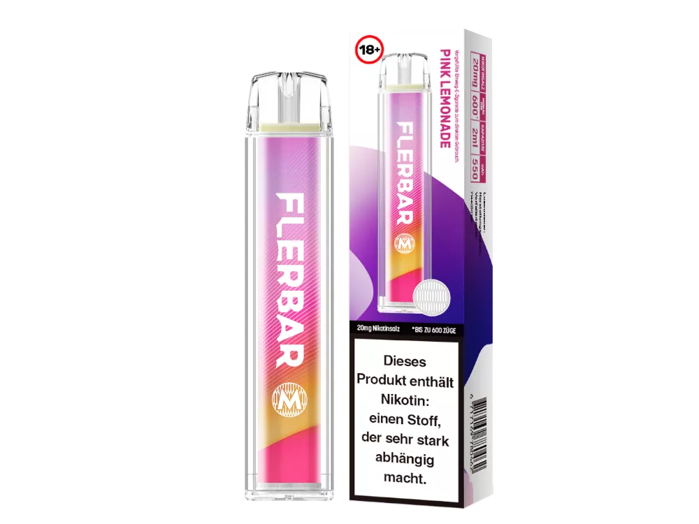 Flerbar M Einweg E-Zigarette 20mg/ml Pink Lemonade