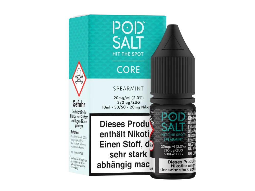 Pod Salt Nikotinsalz Liquid Core Spearmint 20mg/ml 10ml