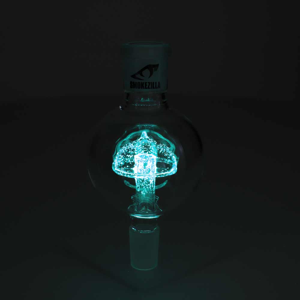 Smokezilla Glas Molassefänger Glow 18/8 Shroom Blau | Blau | TSSW103269.2