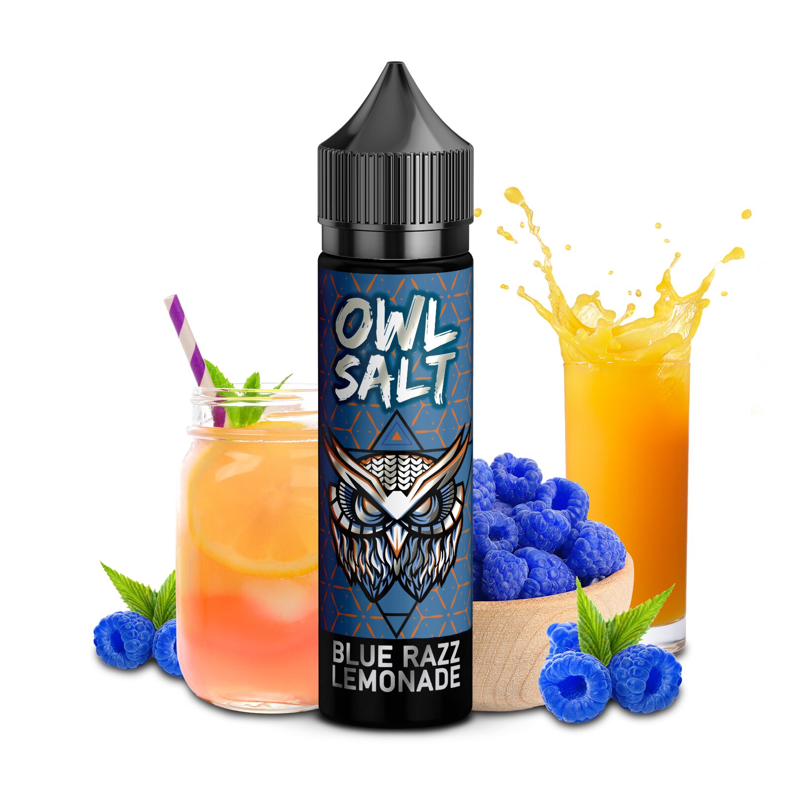 Owl Salt Aroma Blue Razz Lemonade 10ml (Longfill)
