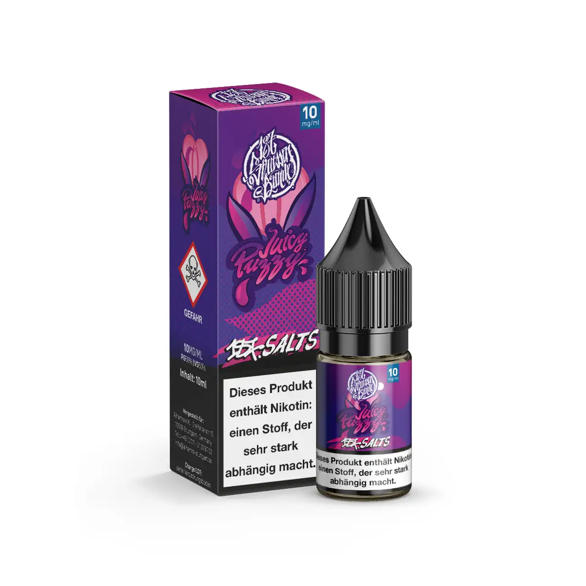 187 Salts Nikotinsalz Liquid Juicy Puzzy 10mg/ml 10ml