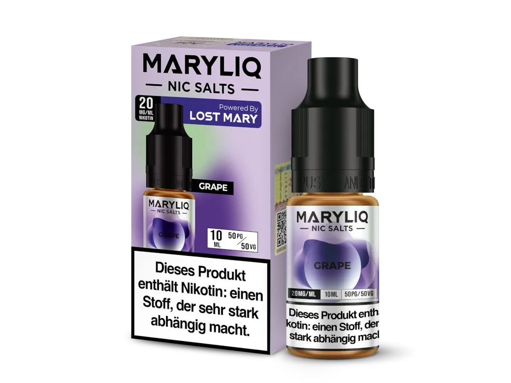 Maryliq Nikotinsalz Liquid Grape 20mg/ml 10ml