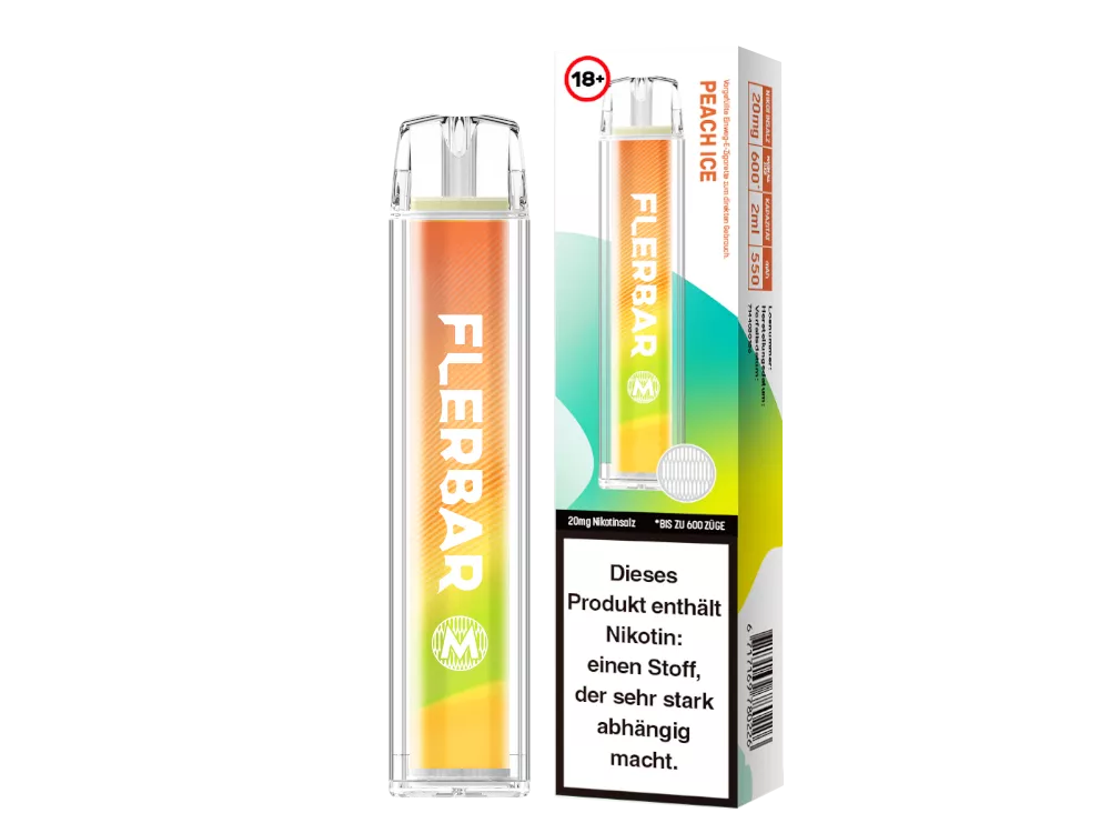 Flerbar M Einweg E-Zigarette 20mg/ml Peach Ice