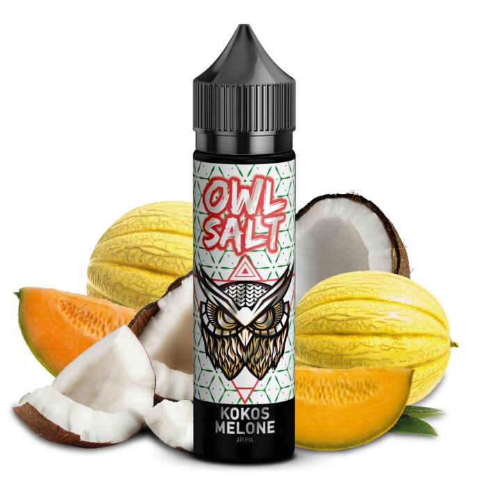 Owl Salt Aroma Kokos Melone 10ml (Longfill)