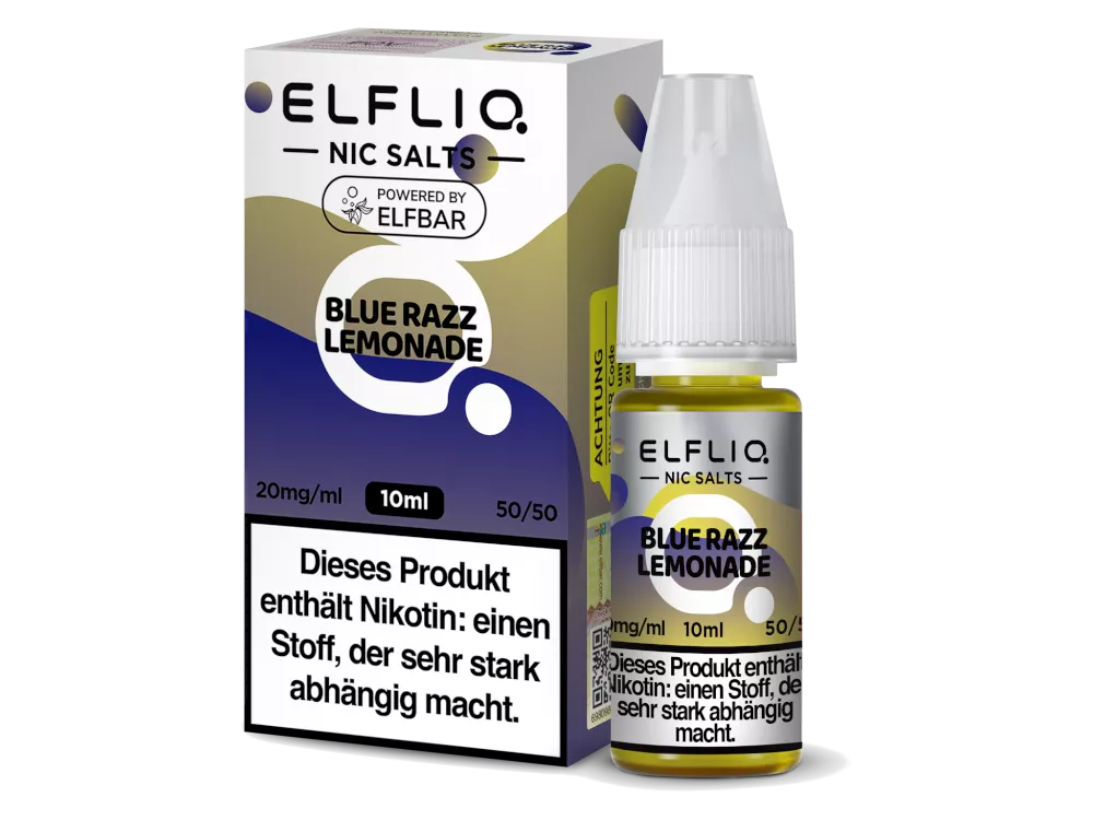 Elfliq Nikotinsalz Liquid Blue Razz Lemonade 10mg/ml 10ml