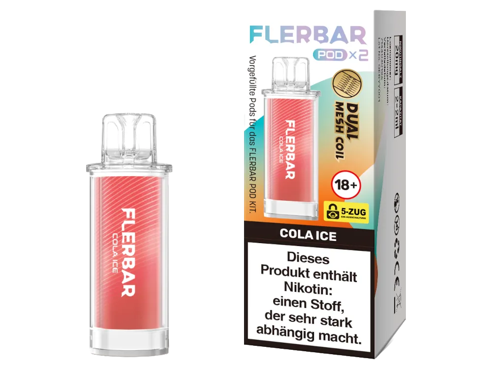 Flerbar Prefilled Pod 20mg/ml (2 Stück pro Packung) Ice Cola