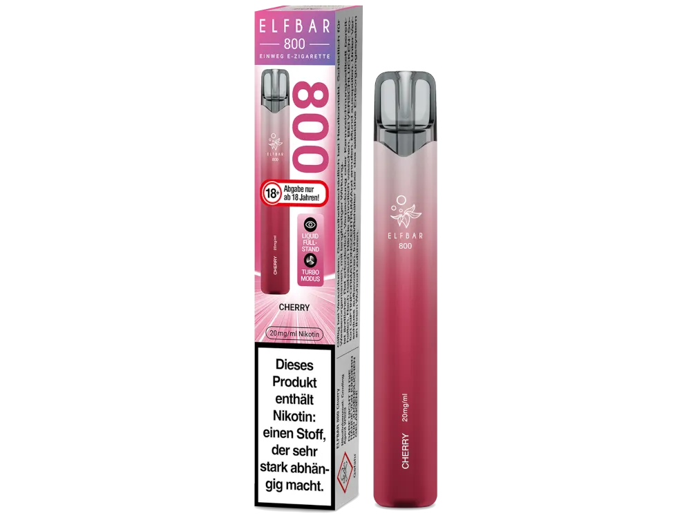 Elfbar Einweg E-Zigarette 800 Cherry 20mg/ml