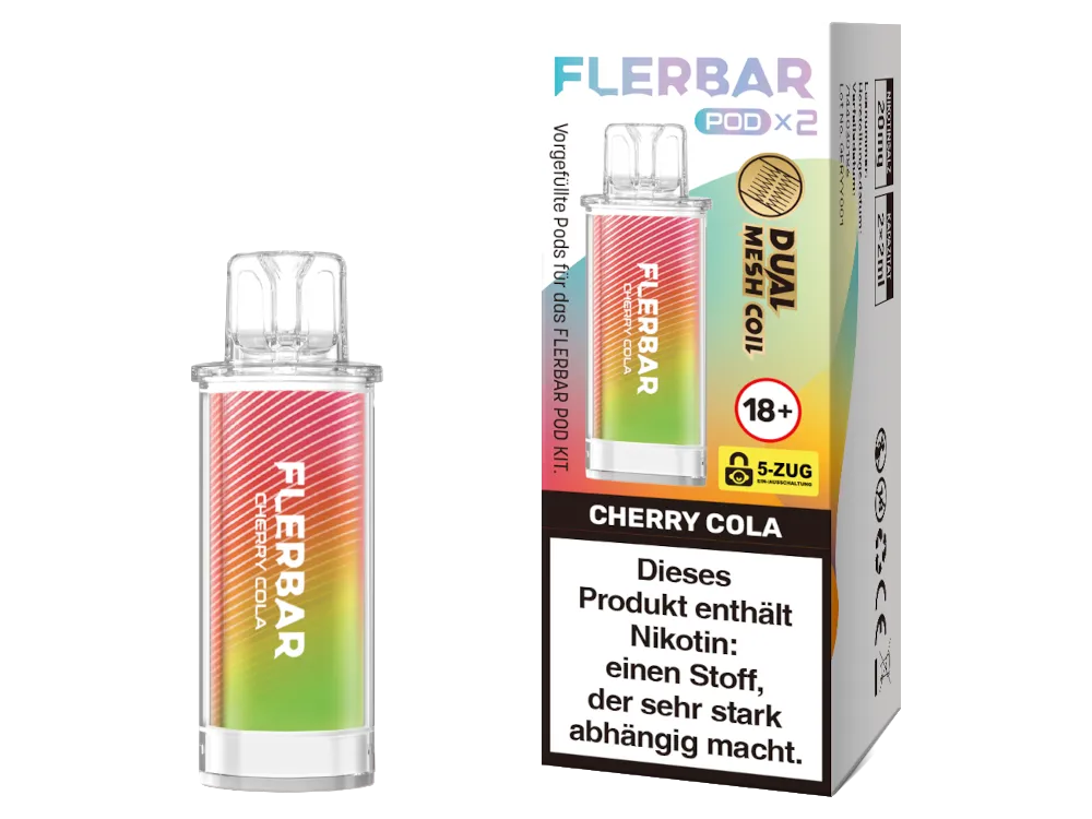 Flerbar Prefilled Pod 20mg/ml (2 Stück pro Packung) Cherry Cola
