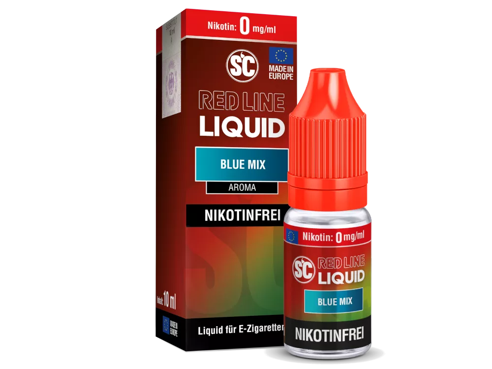 SC Nikotinsalz Liquid Red Line Blue Mix 0mg/ml 10ml