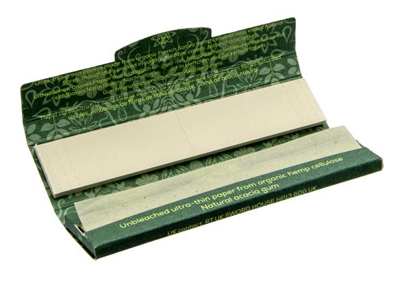 OCB Longpapes Green Hemp King Size Slim + Filtertips (32 Stück pro Packung)