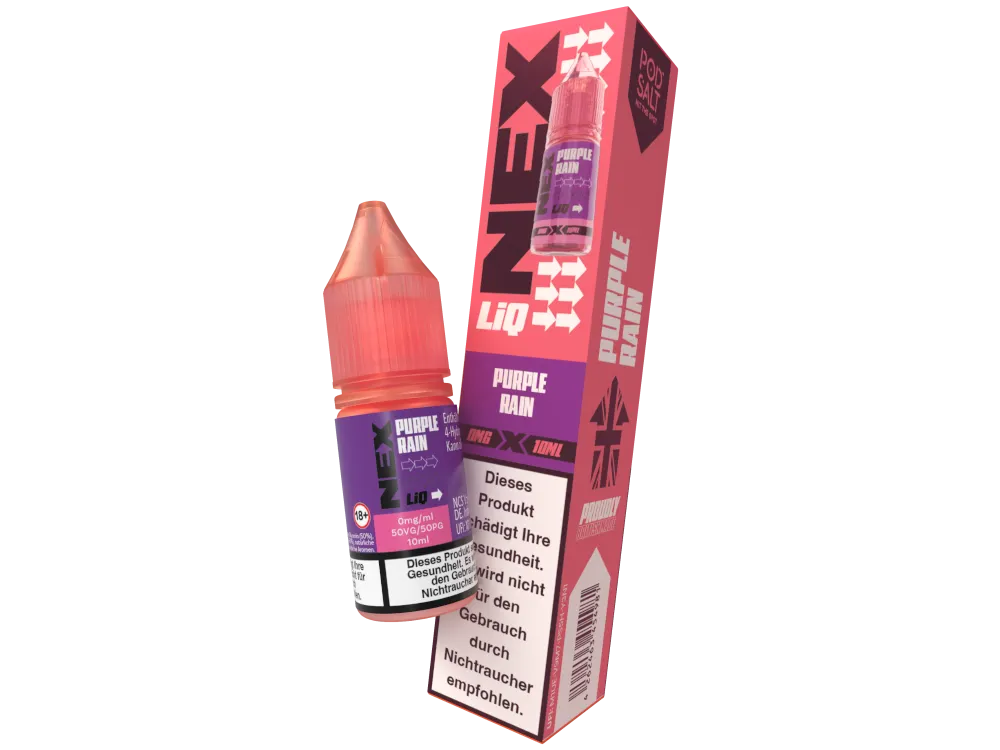 Pod Salt Nikotinsalz Liquid NexLiq Purple Rain 0mg/ml