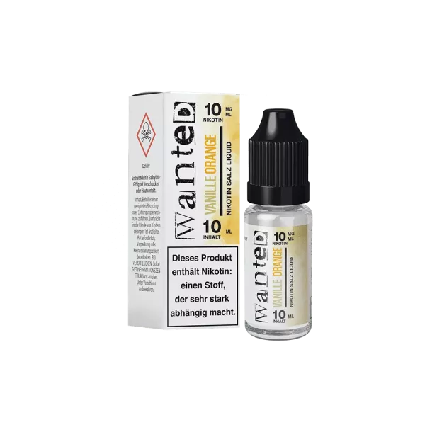 Wanted Nikotinsalz Liquid Overdosed Vanille Orange 10mg/ml 10ml