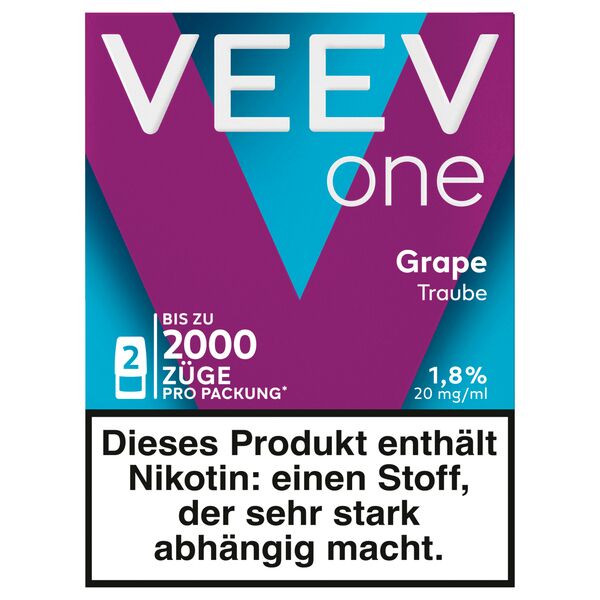 Veev Prefilled Pod One (2 Stück Pro Packung) Grape
