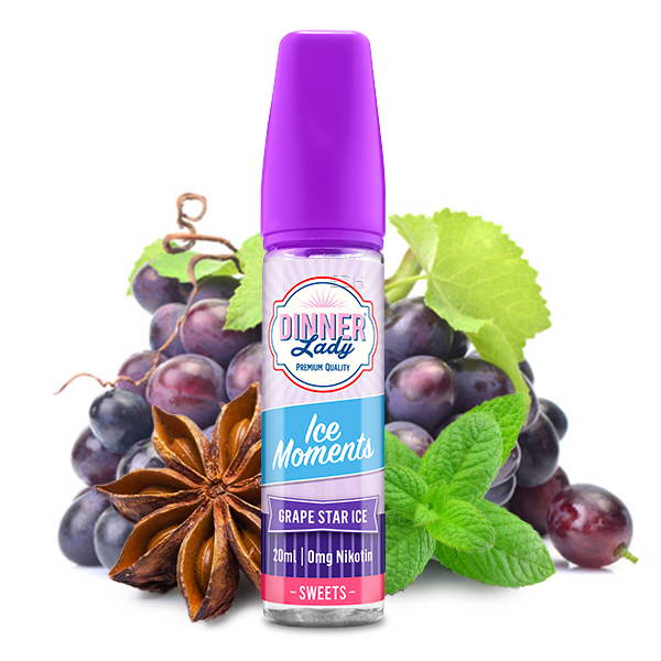 Dinner Lady Aroma Moments Grape Star Ice 20ml (Longfill)