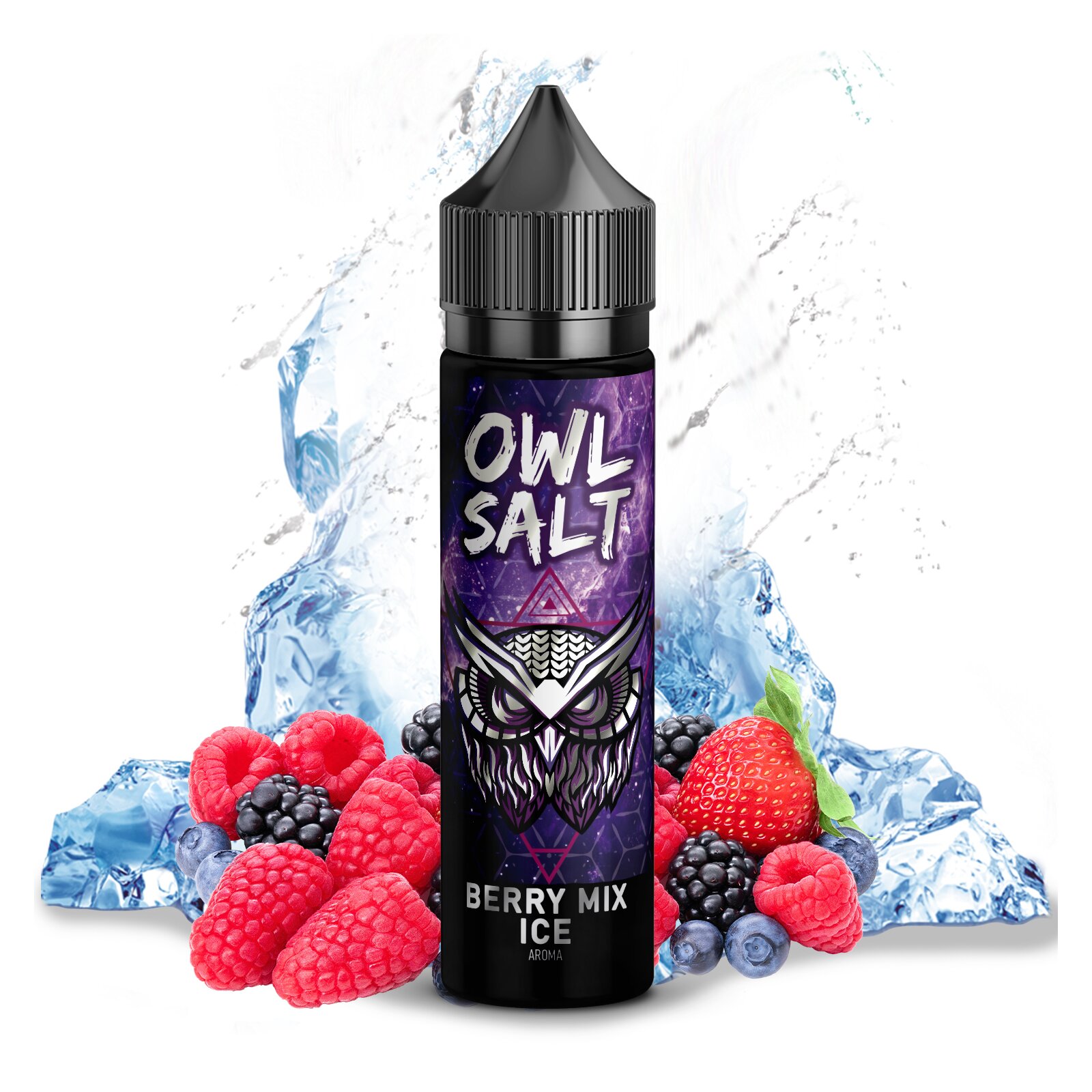 Owl Salt Aroma Berry Mix Ice 10ml (Longfill)