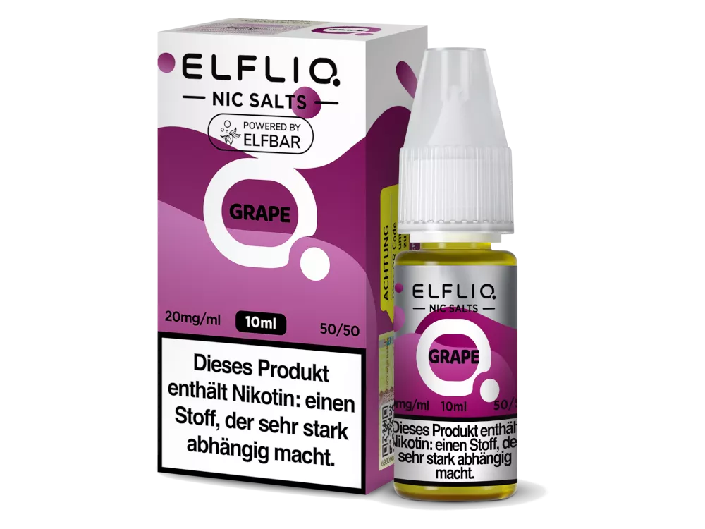 Elfliq Nikotinsalz Liquid Grape 10mg/ml 10ml