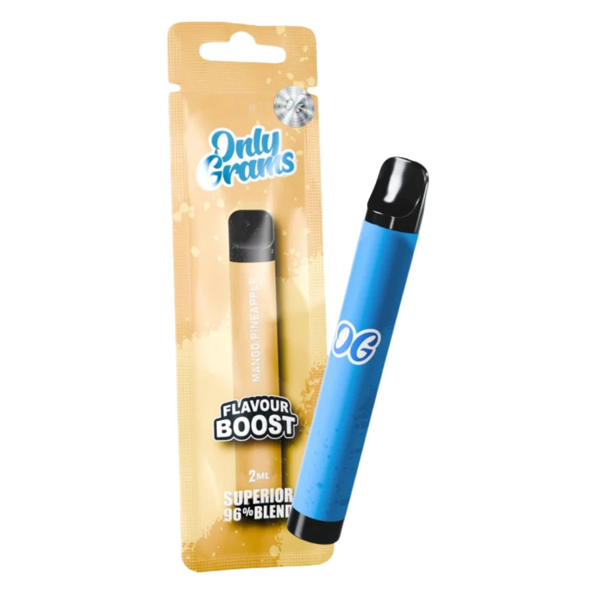 Only Grams Superior Blend Einweg E-Zigarette Flavour Boost Mango Pineapple 96% 2ml