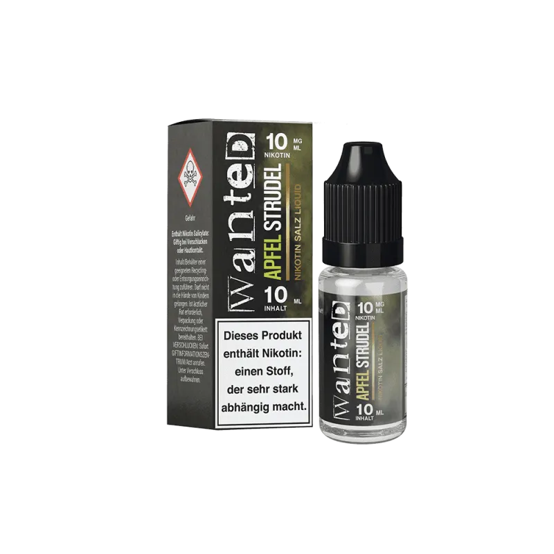 Wanted Nikotinsalz Liquid Overdosed Apfelstrudel 10mg/ml 10ml