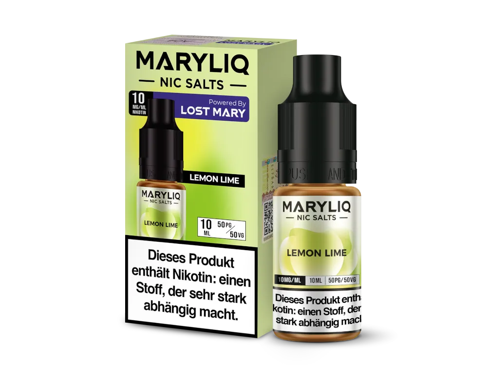 Maryliq Nikotinsalz Liquid Lemon Lime 10mg/ml 10ml