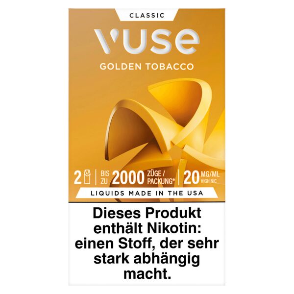 Vuse Prefilled Pod (2 Stück Pro Packung) Golden Tobacco