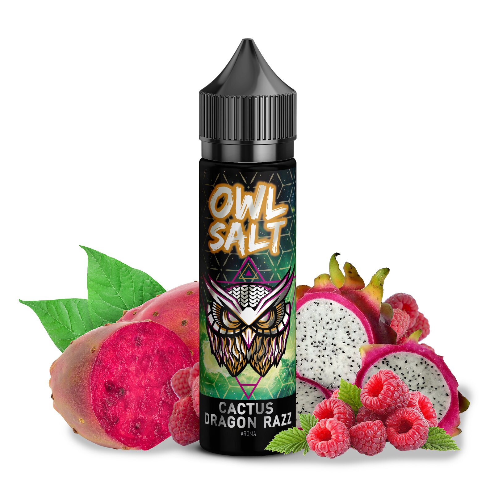 Owl Salt Aroma Cactus Dragon Razz 10ml (Longfill)