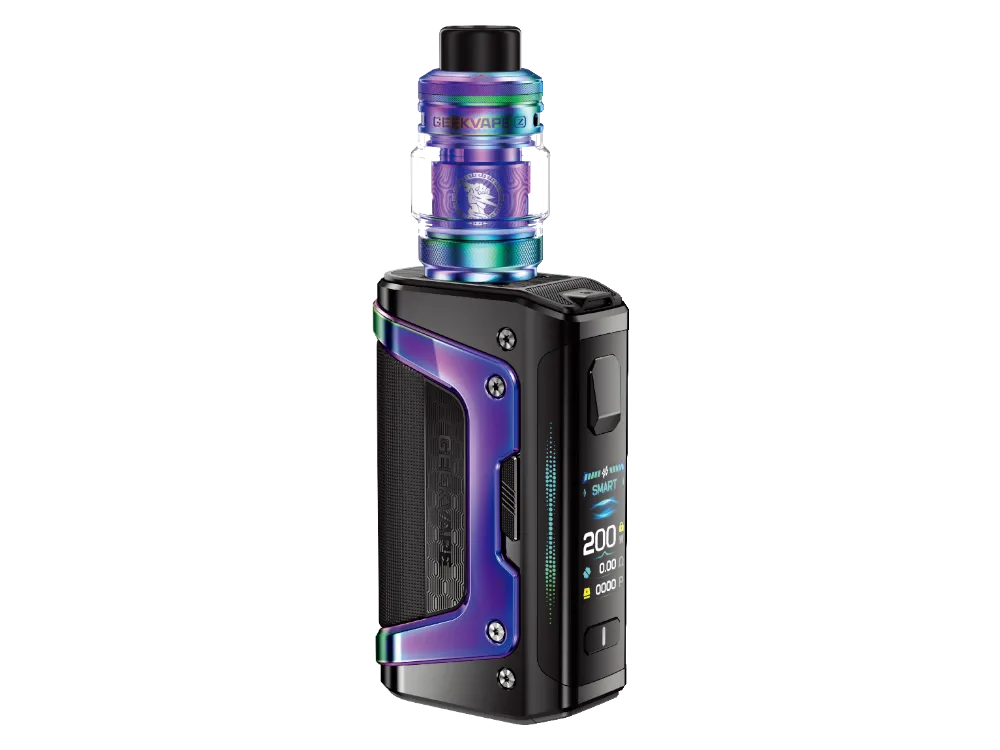 Geek Vape E-Zigarette Aegis Legend 5 mit Z Subohm Tank 5 Aurora Rainbow