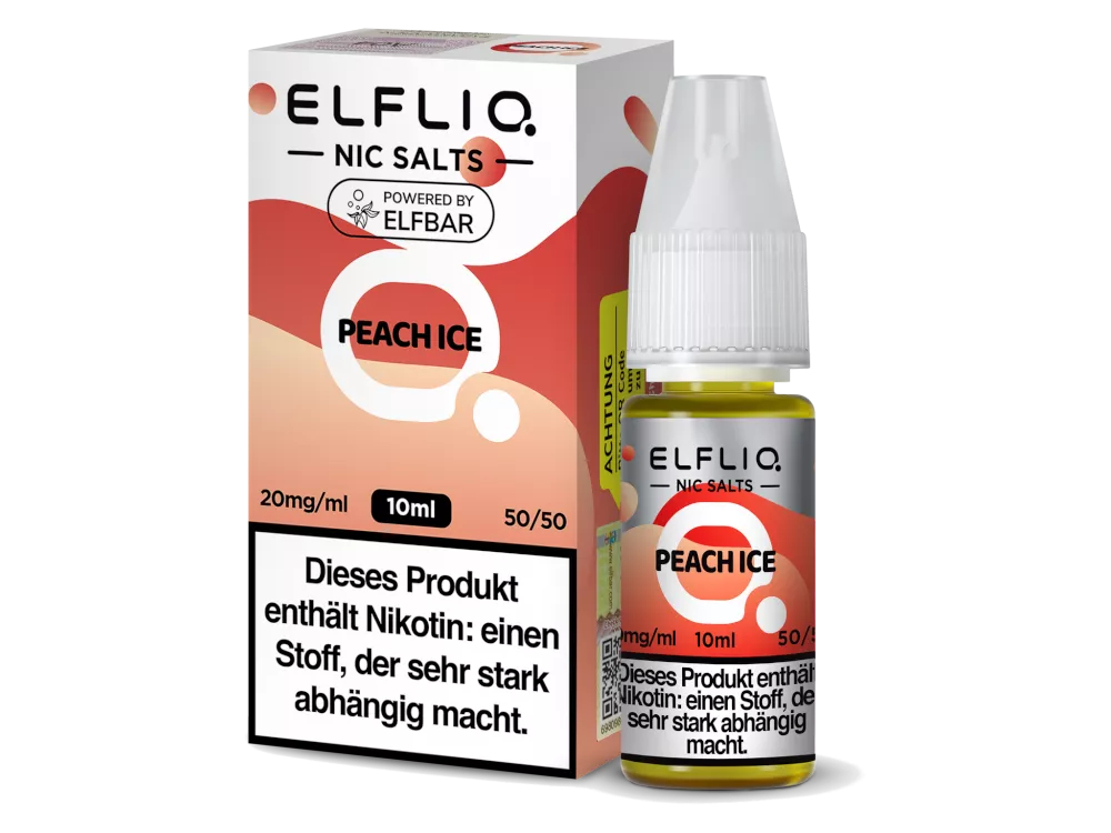 Elfliq Nikotinsalz Liquid Peach Ice 10mg/ml 10ml