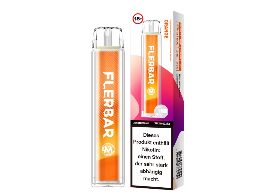 Flerbar M Einweg E-Zigarette 20mg/ml Orange