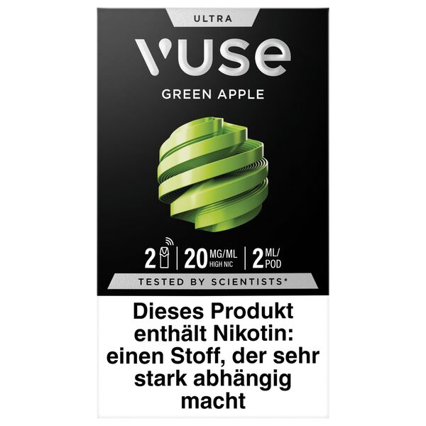 Vuse Prefilled Pod Ultra (2 Stück Pro Packung) Green Apple