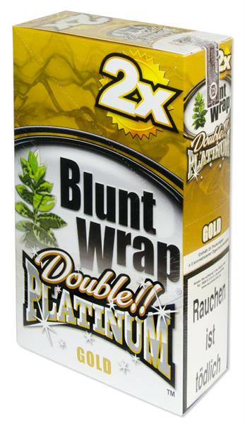 2Platinum Blunt Wrap Gold (2 Stück pro Packung)