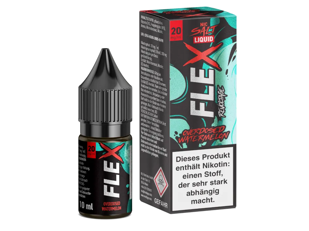 Revoltage Nikotinsalz Liquid Flex Overdosed Watermelon 20mg/ml 10ml