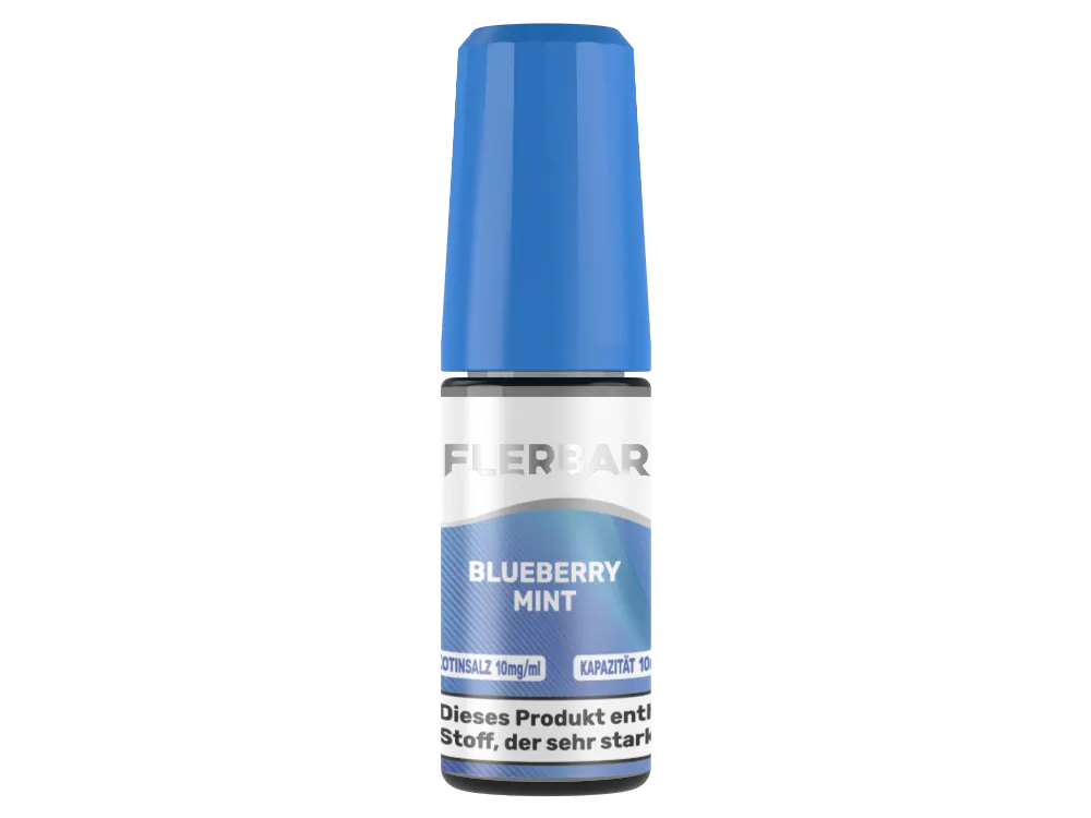 Flerbar Nikotinsalz Liquid Blueberry Mint 10mg/ml 10ml