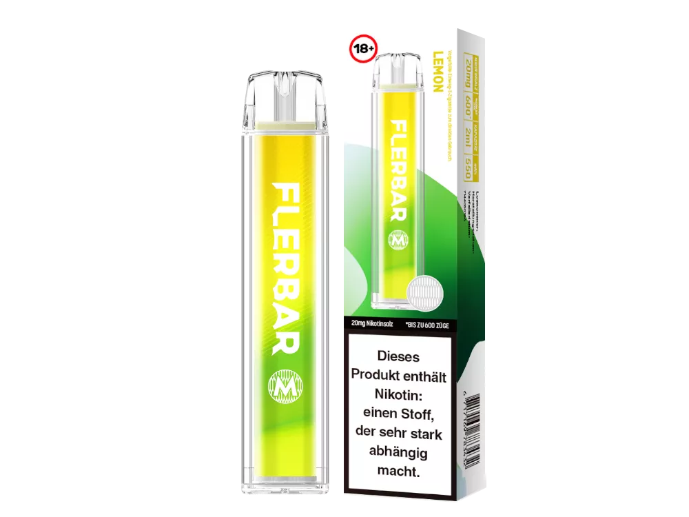 Flerbar M Einweg E-Zigarette Lemon 20mg/ml