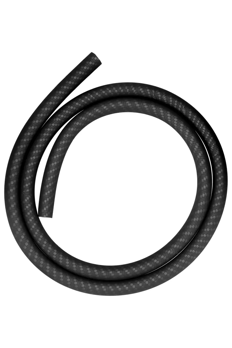AO Soft-Touch Silikonschlauch CARBON Schwarz