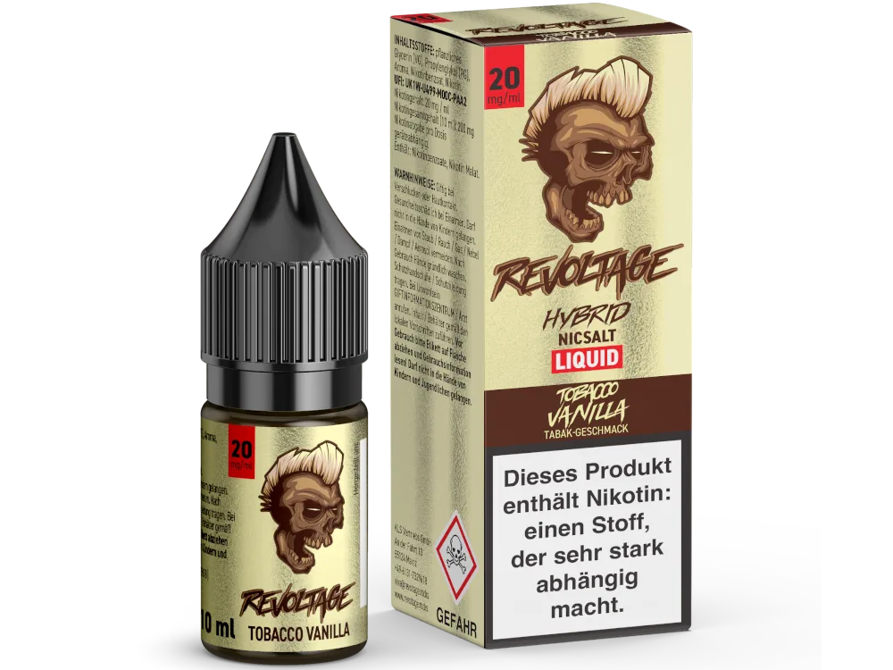 Revoltage Hybrid Nikotinsalz Liquid Tobacco Vanilla 20mg/ml 10ml