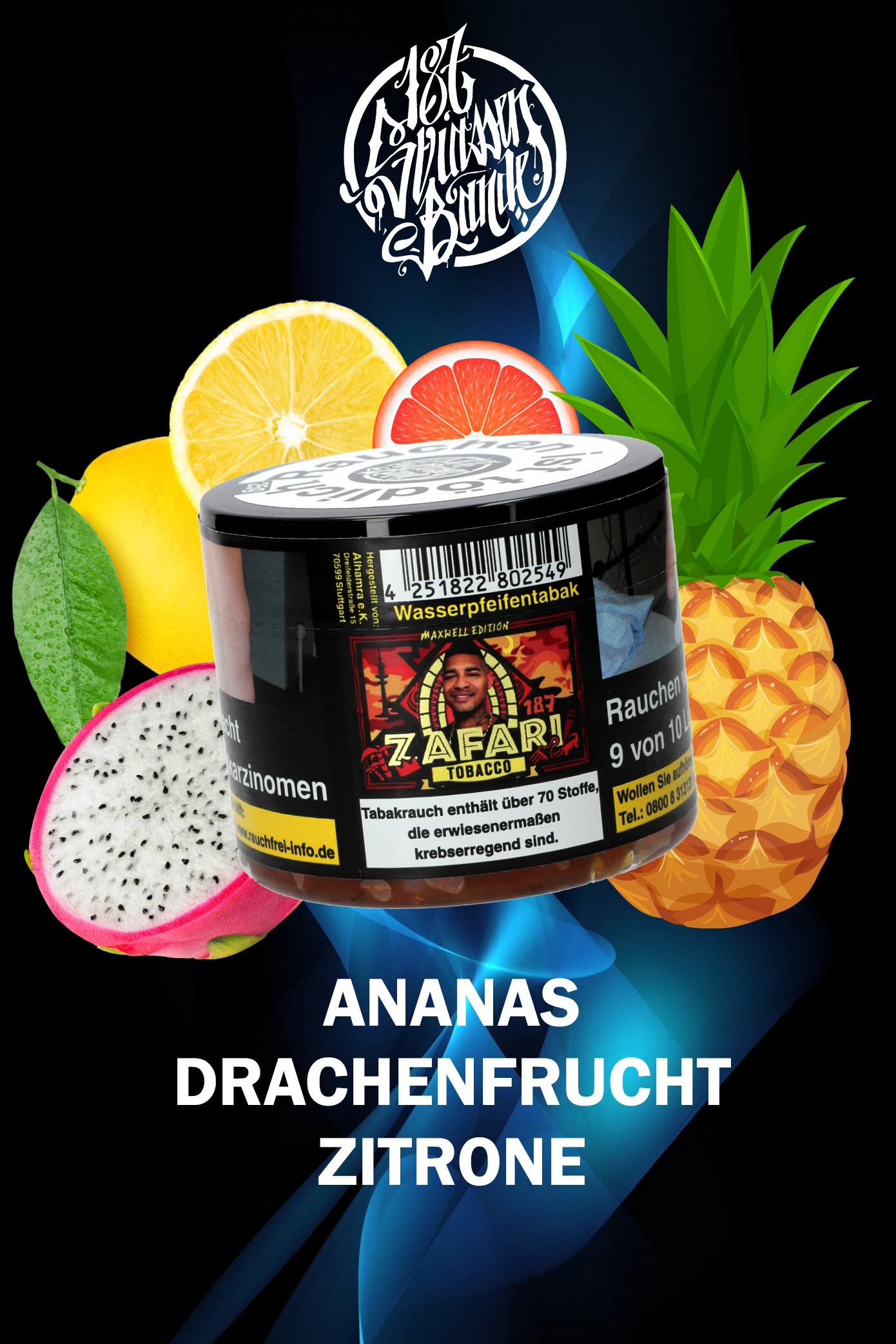 187 Strassenbande Tabak 25g Zafari