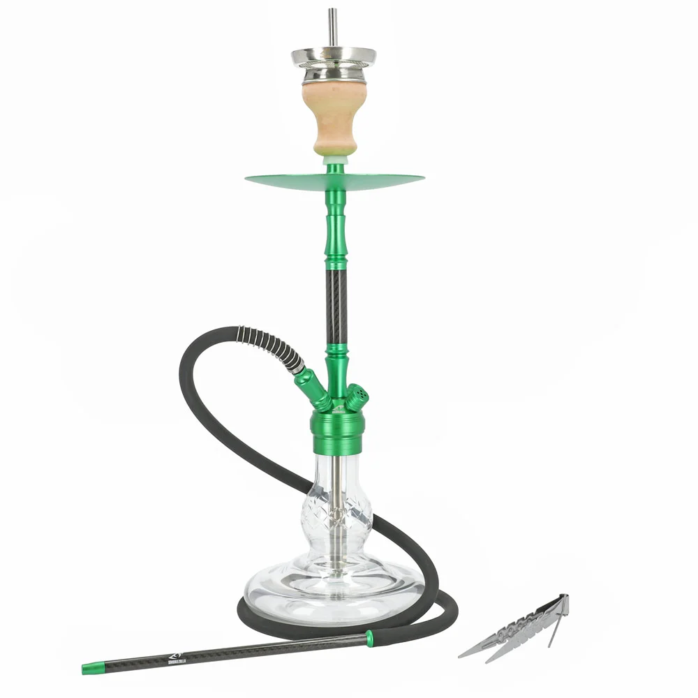 Smokezilla Shisha Irys Alu Shiny Grün