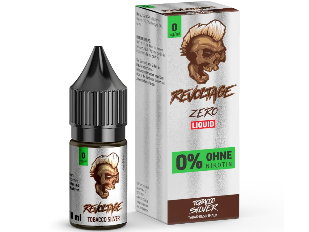Revoltage Hybrid Nikotinsalz Liquid Tobacco Silver 0mg/ml 10ml