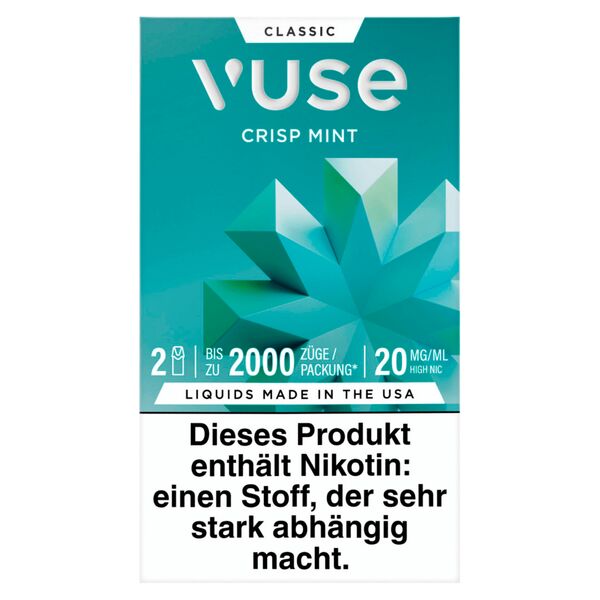 Vuse Prefilled Pod (2 Stück Pro Packung) Crisp Mint