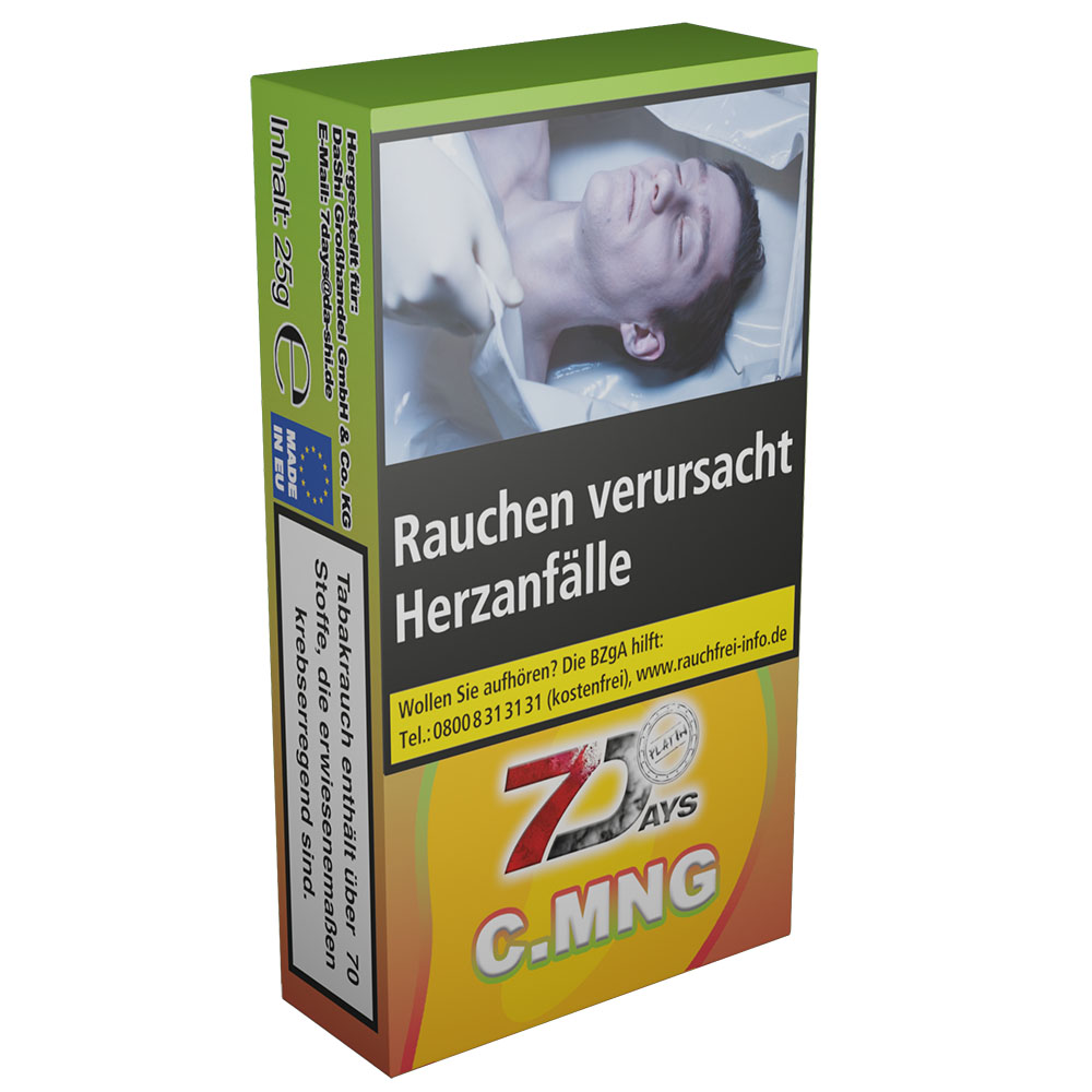 7 Days Tabak Platin C. Mng 25g