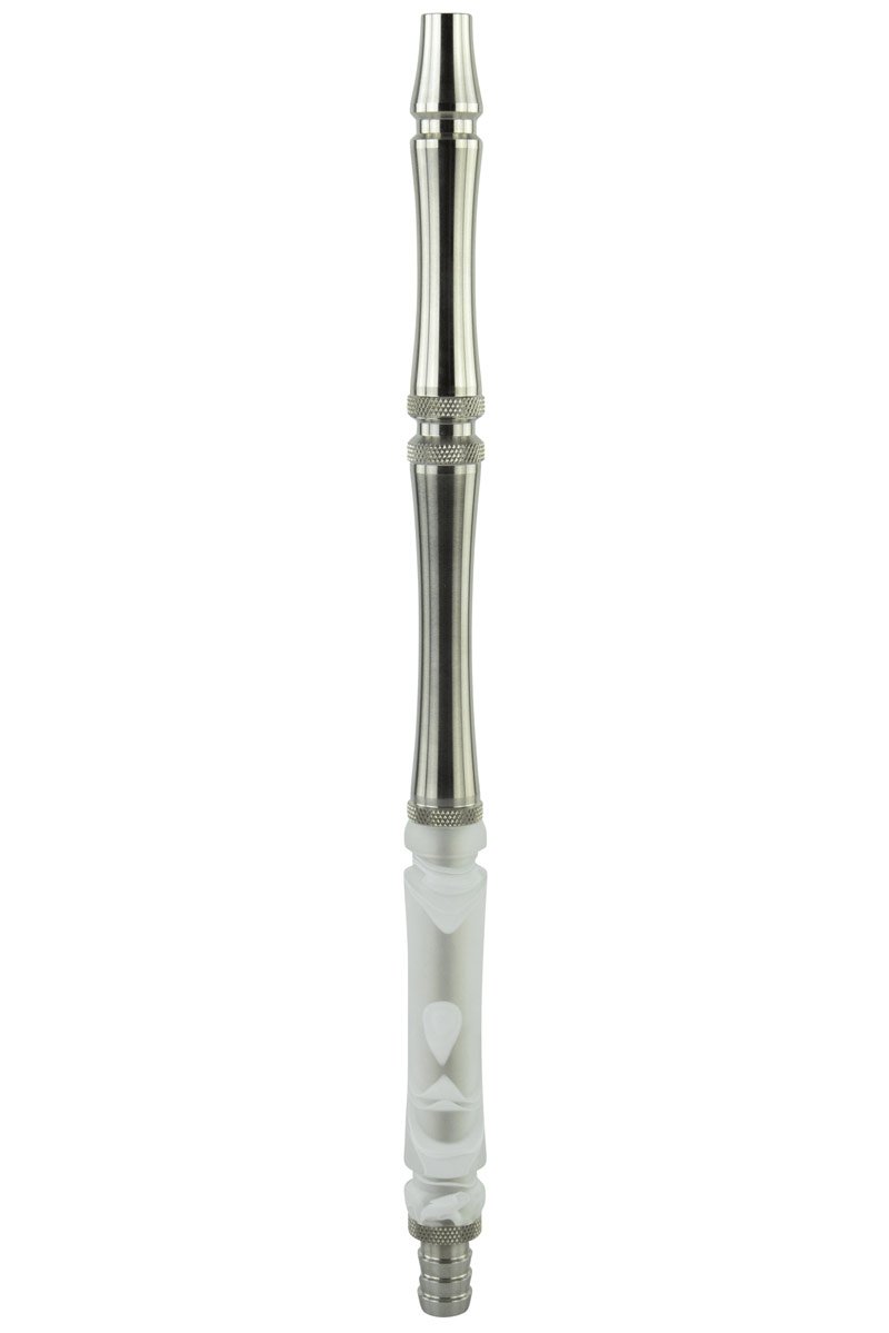 Moze Mundstück Edelstahl Wavy Frosted
