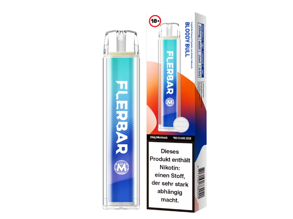 Flerbar M Einweg E-Zigarette 20mg/ml Bloody Bull