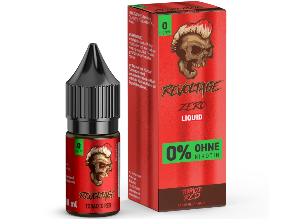 Revoltage Hybrid Nikotinsalz Liquid Tobacco Red 0mg/ml 10ml