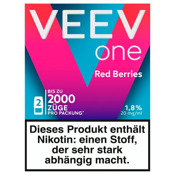 Veev Prefilled Pod One (2 Stück Pro Packung) Red Berries